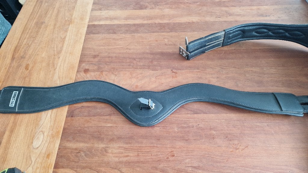 Leren Rossner en Prolite springsingel 125 cm, Dieren en Toebehoren, Ophalen, Prolite, Zo goed als nieuw, Singel