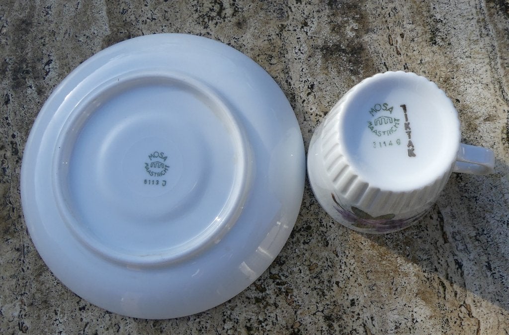 MOSA TIK TAK Set Theepot met 6 Koppen en Schotels € 40,00, Ophalen of Verzenden