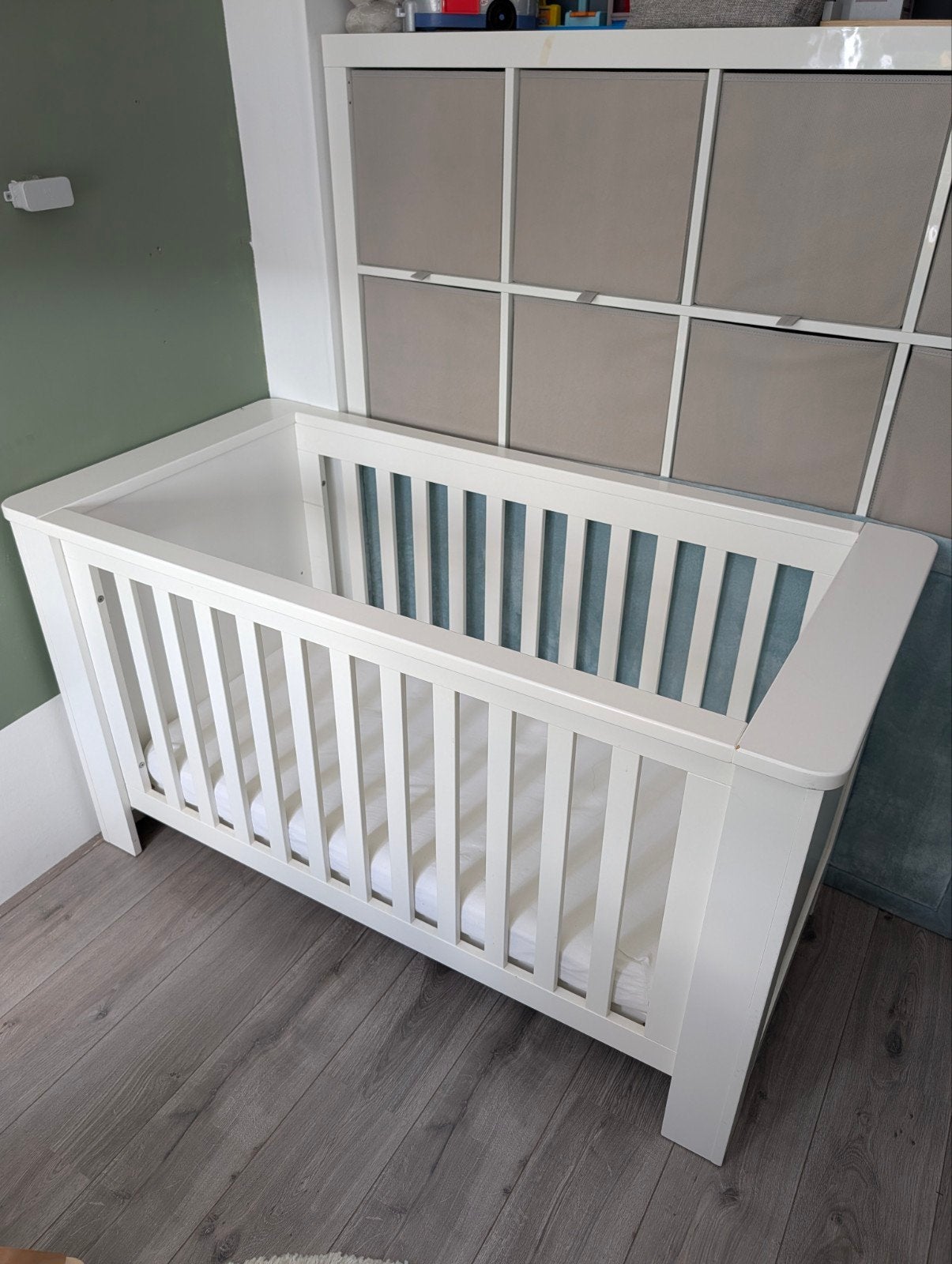 Ledikant met Aerosleep matrasje, Gebruikt, 70 tot 85 cm, 140 tot 160 cm, Ophalen