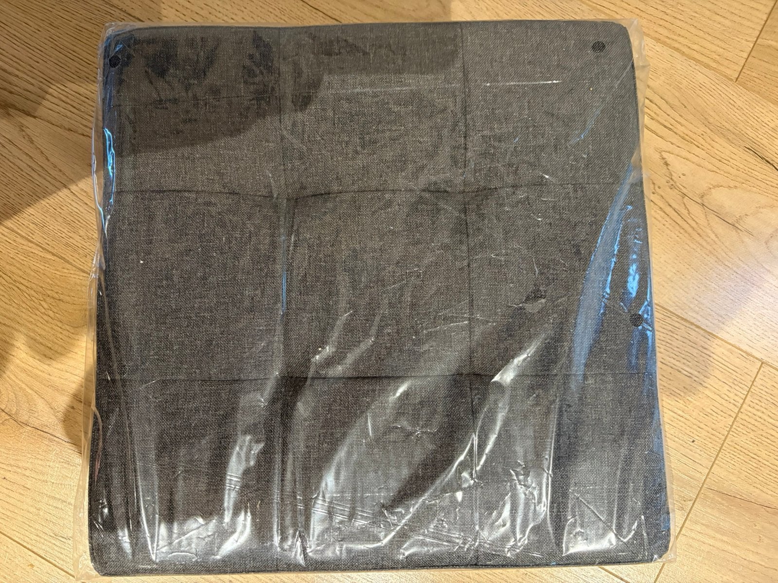 Nieuwe poef met opbergruimte, Ophalen of Verzenden, Nieuw, Rond, Minder dan 50 cm