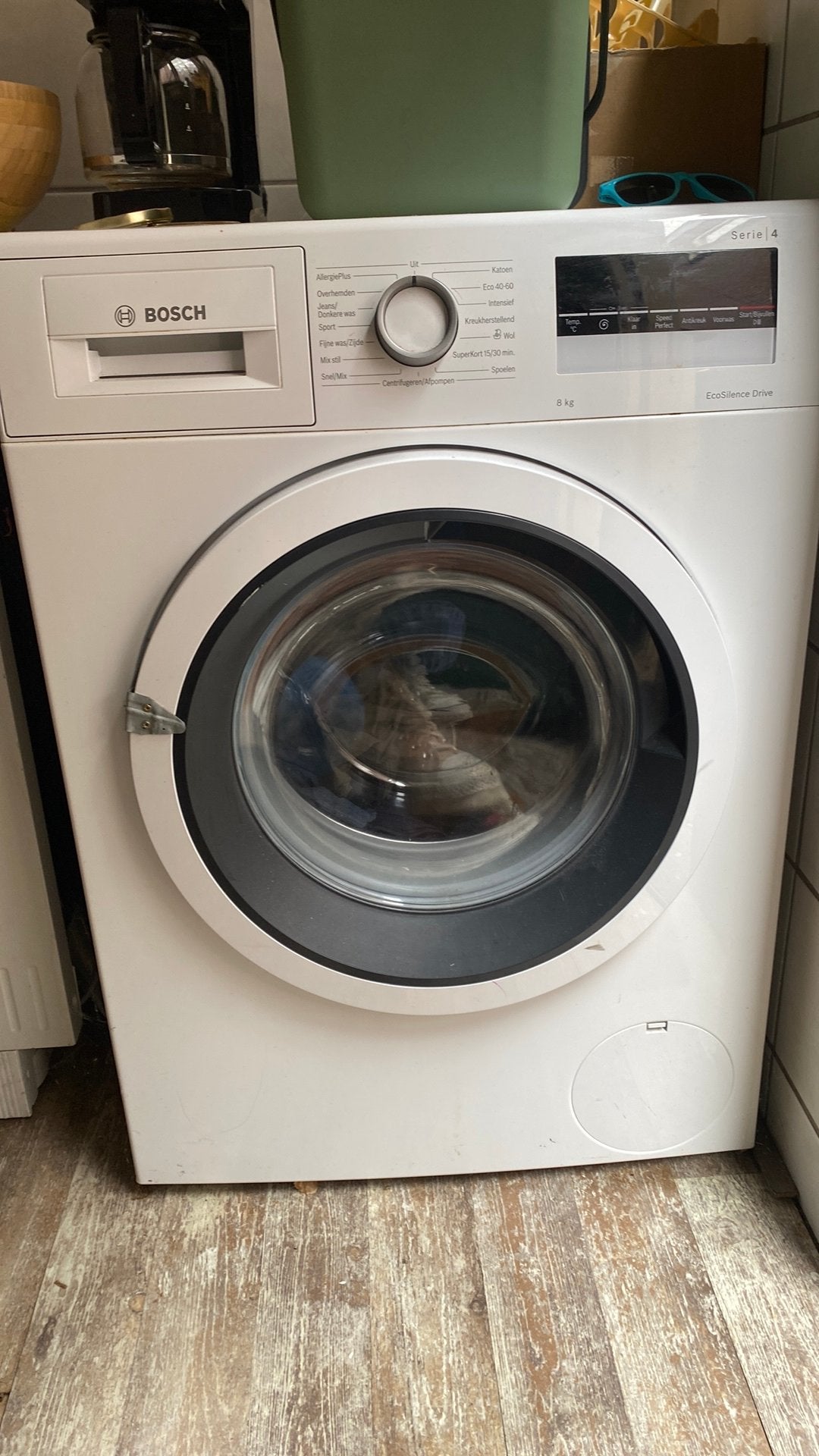 Bosch ecosilence wasmachine serie 4, Witgoed en Apparatuur, Wasmachines, 6 tot 8 kg, Ophalen, 1200 tot 1600 toeren, 85 tot 90 cm
