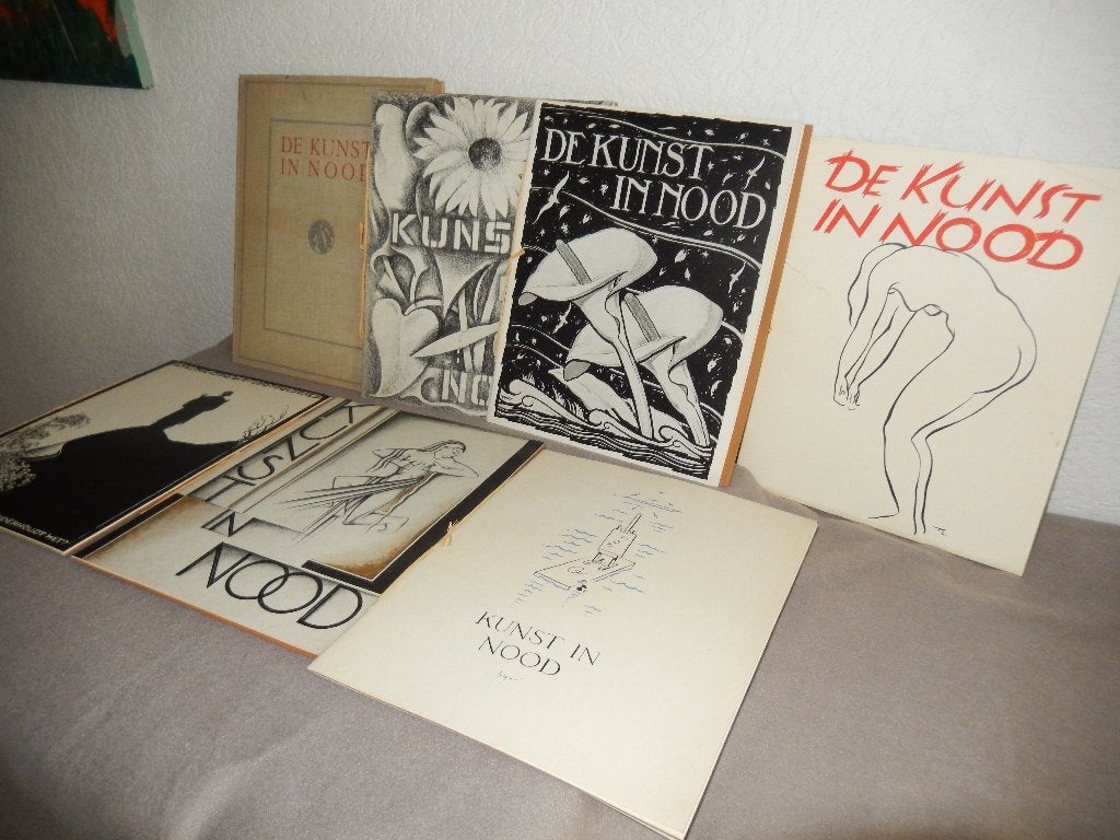 1933 'De Kunst in Nood' verzamelwerk, Ophalen of Verzenden
