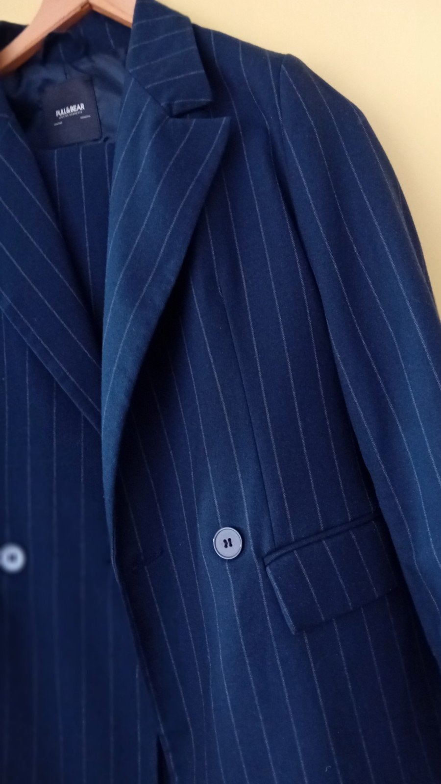 dames pak blauw gestreept nieuw maat, Kostuum of Pak, Blauw, Nieuw, Ophalen of Verzenden