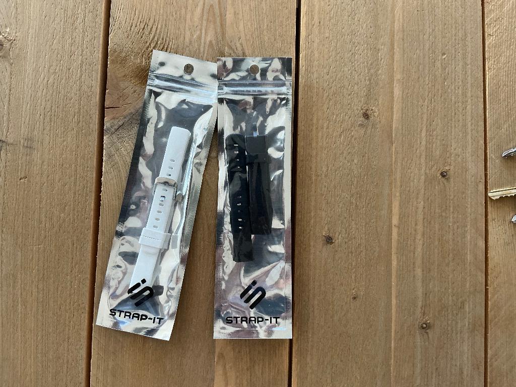 FIt-Bit horloge bandjes van Strap It, Ophalen of Verzenden, Nieuw, Zwart, Android