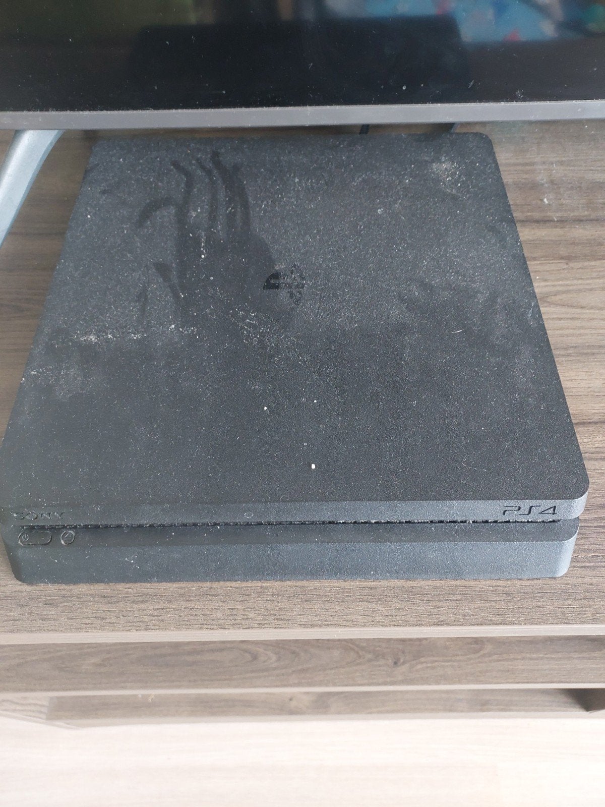 PlayStation 4 Slim met controller en kabels, Ophalen, Gebruikt, Met 1 controller, Slim