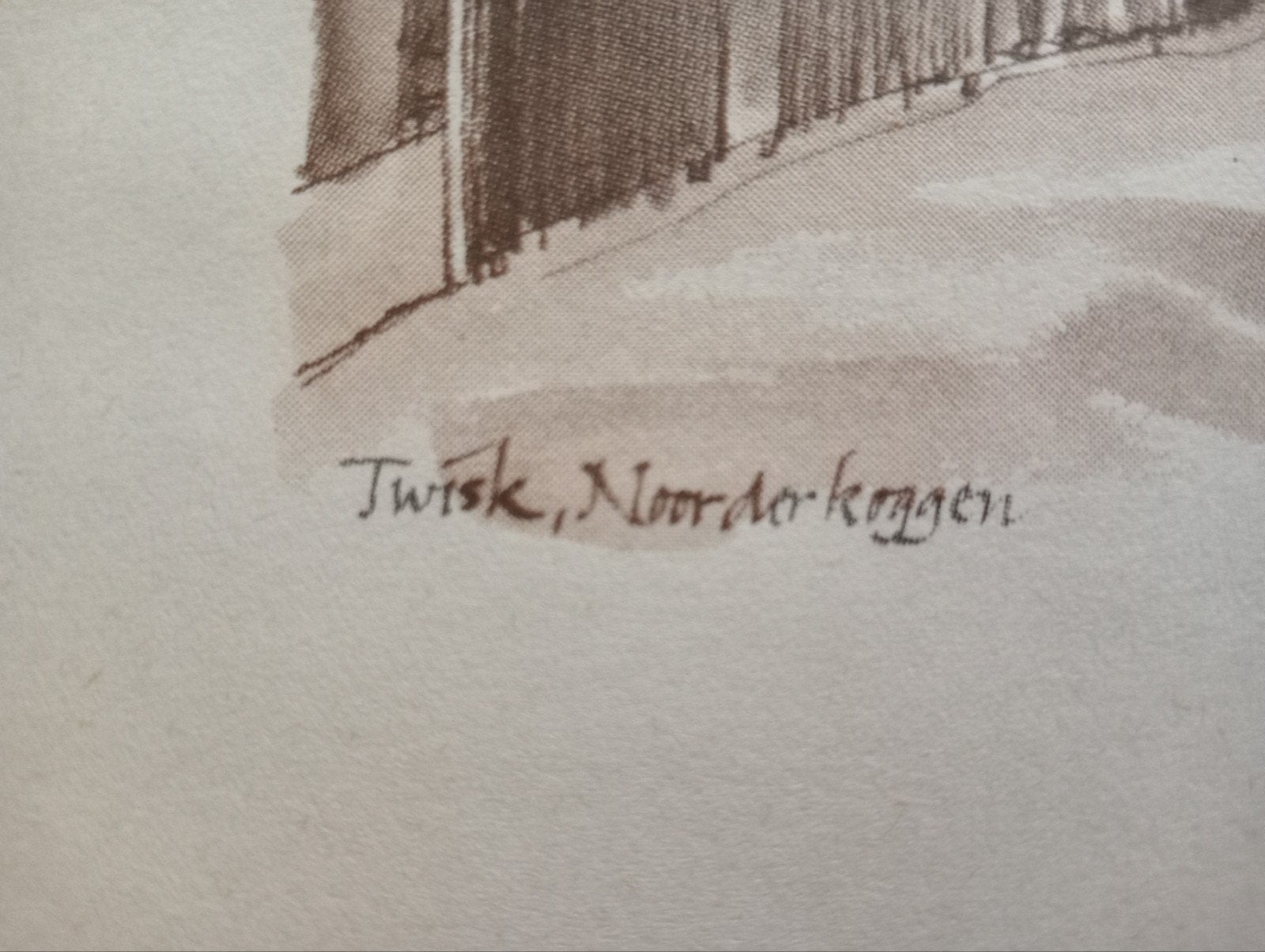 Twisk Noorder Keggen offset prent, Ophalen of Verzenden