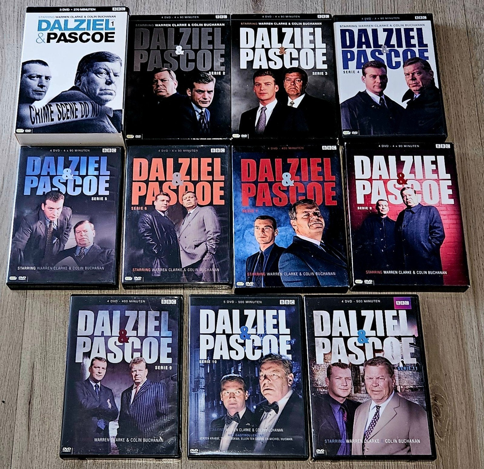Dalziel & Pascoe - Complete Serie DVD Boxen (Seizoen 1-11), Engels, Misdaad, Nederlands, Ophalen of Verzenden