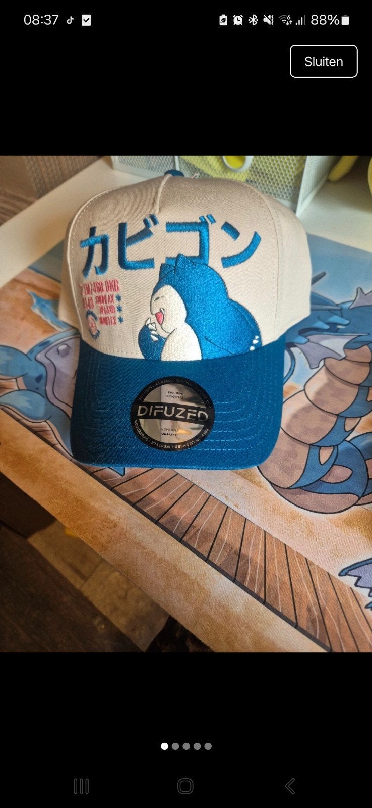 Pokemon snorlex cap, Hobby en Vrije tijd, Verzamelkaartspellen | Pokémon, Ophalen of Verzenden, Nieuw, Overige typen