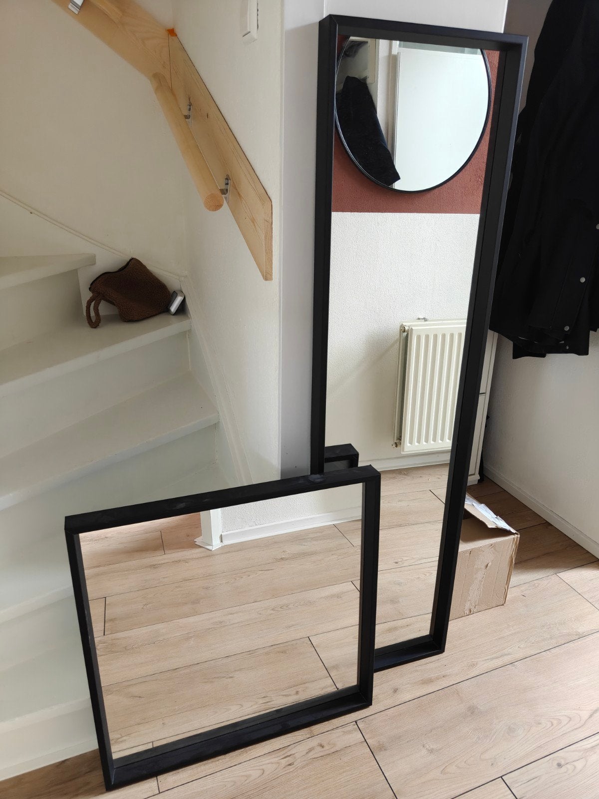 Spiegel set, Huis en Inrichting, Woonaccessoires | Spiegels, Ophalen, Minder dan 50 cm, Zo goed als nieuw, Minder dan 100 cm