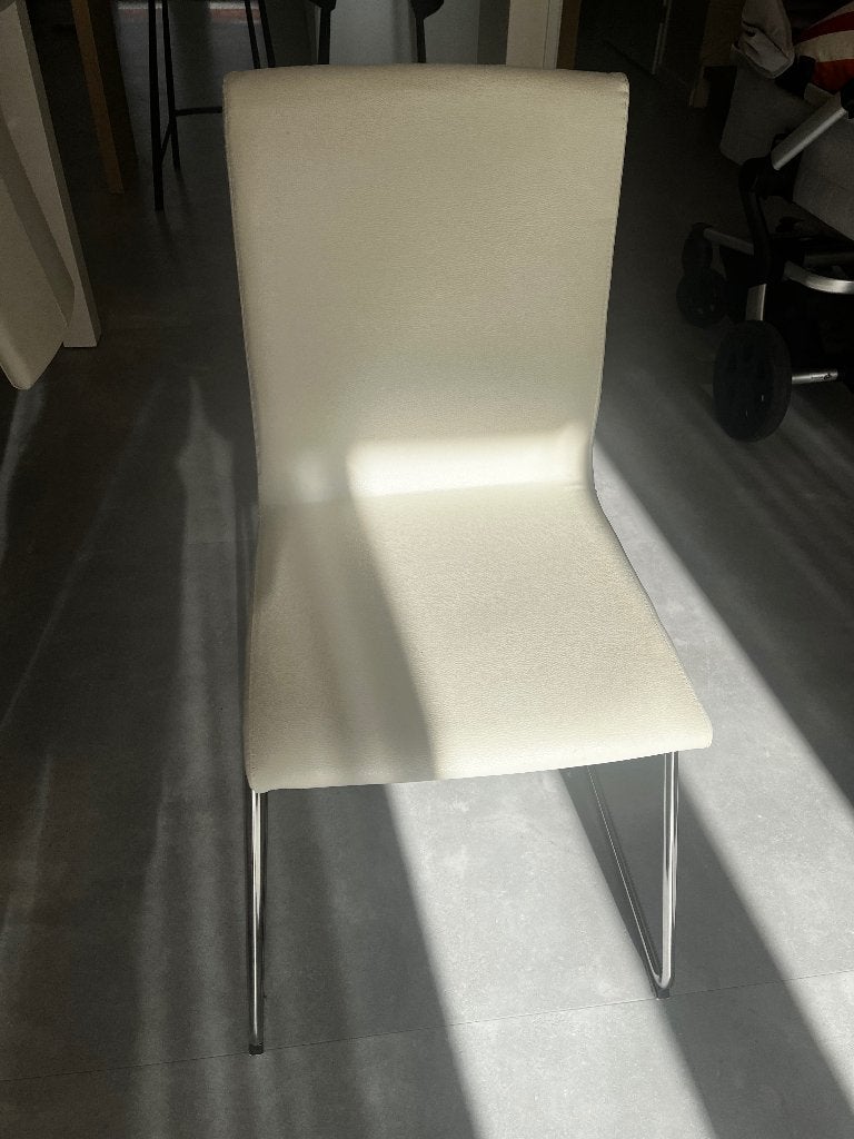 Ikea Volfgang stoelen - Set van 4 - eetkamerstoelen, Ophalen, Gebruikt, Wit, Vier