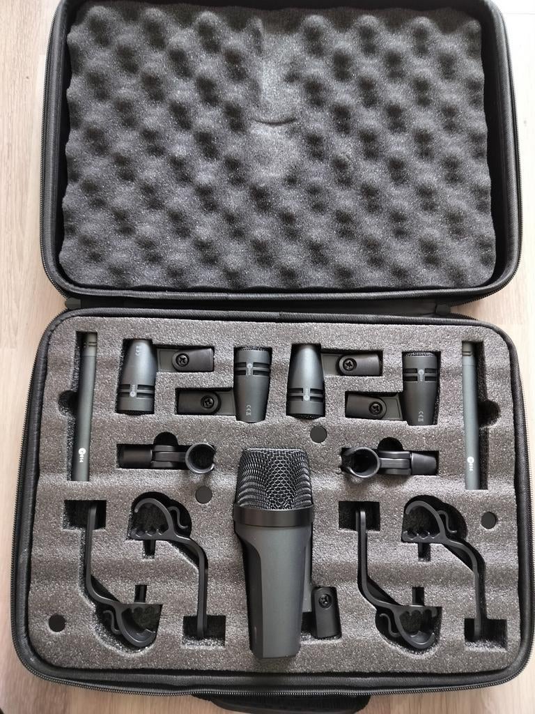 Drummics set, Ophalen of Verzenden, Zo goed als nieuw, Instrumentmicrofoon