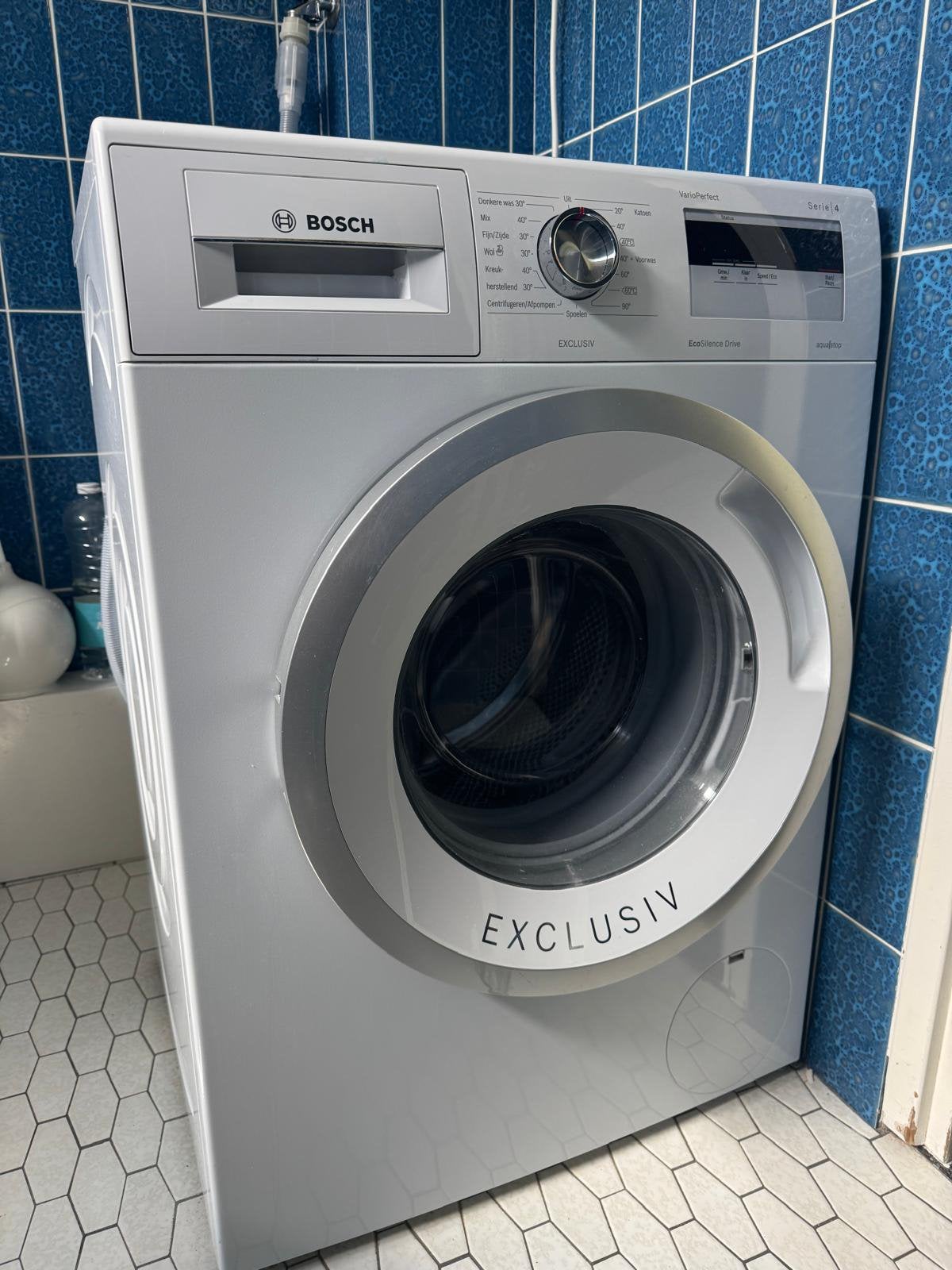 Bosch Serie 4 Exclusiv wasmachine – EcoSilence Drive – €100, Ophalen, Gebruikt, Minder dan 85 cm, 1200 tot 1600 toeren