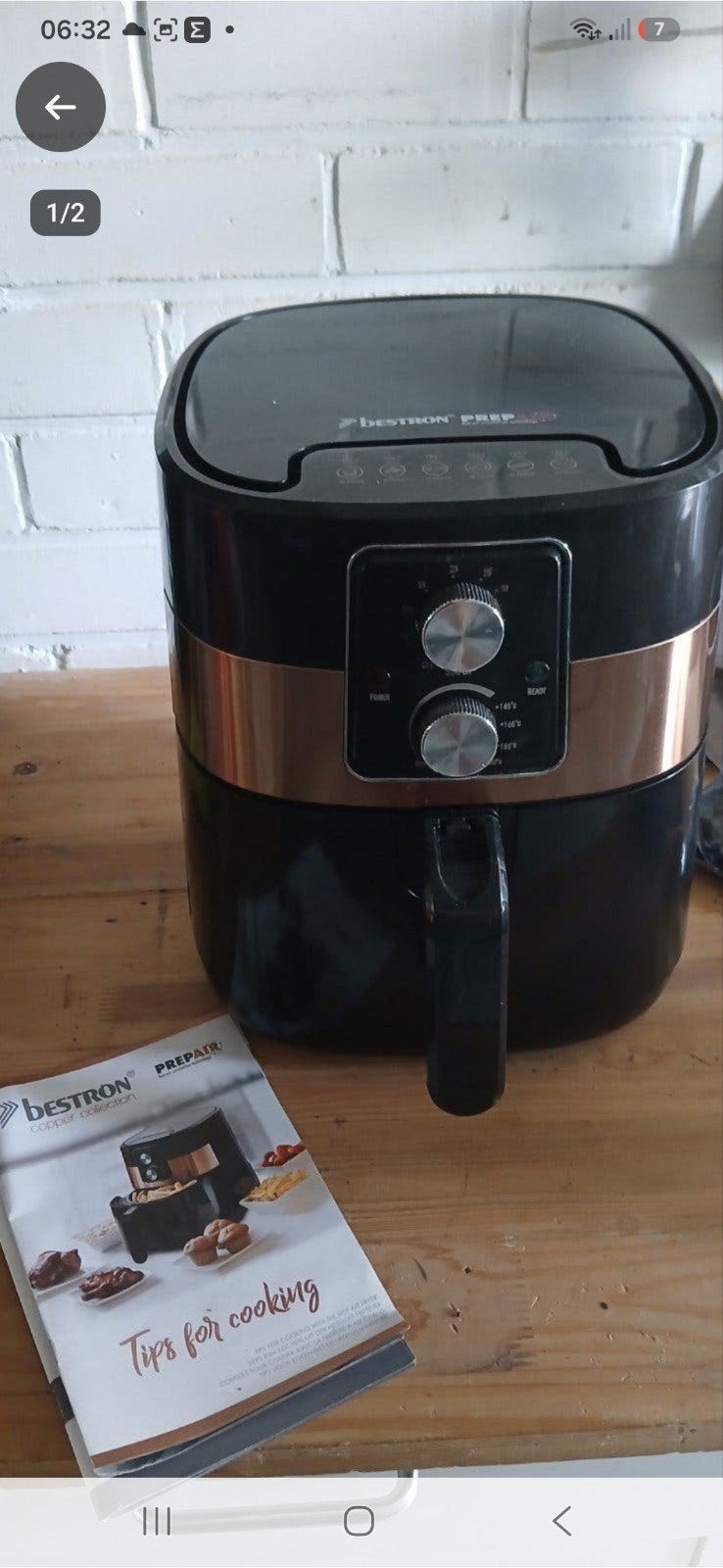 Bestron Airfryer, Ophalen, Gebruikt, Airfryer