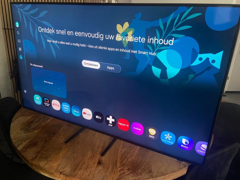 Samsung 55 inch Neo Qled 4k smart tv, Ophalen of Verzenden, Zo goed als nieuw, 100 Hz, Samsung