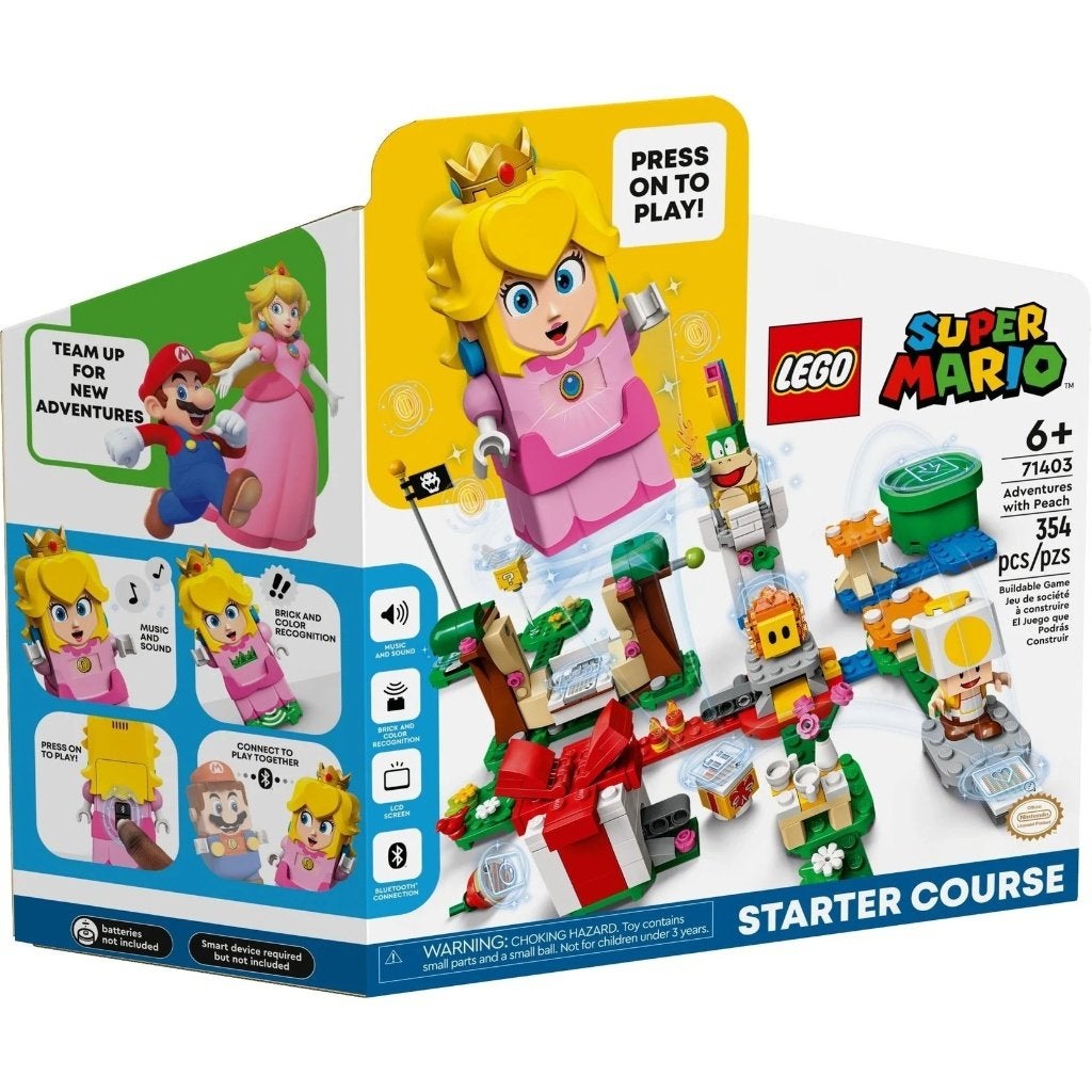 LEGO 71403 - Super Mario Avonturen met Peach startset, Overige thema's, Lego, Inclusief instructies, Ophalen of Verzenden