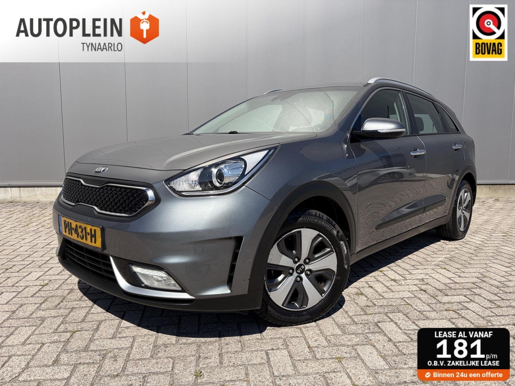 Kia Niro 1.6 GDi Hybrid DynamicLine 1e eig|Dealer OH|Trekhaa, Gebruikt, Euro 6, Met garantie (alle), Origineel Nederlands