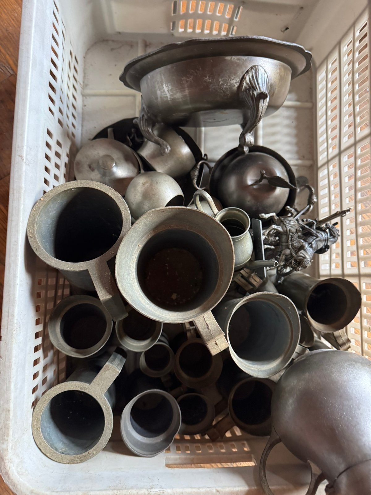 Tinnen kannetjes, Antiek en Kunst, Antiek | Tin, Ophalen