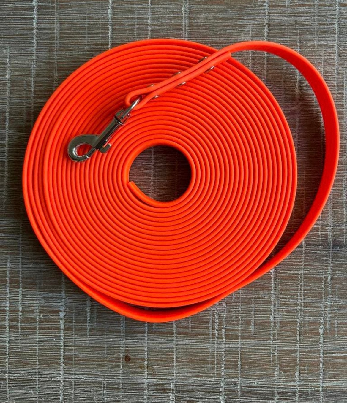Biothane hondenlijn, 7 meter lang, handgemaakt, Ophalen of Verzenden, Nieuw, Hondenriem