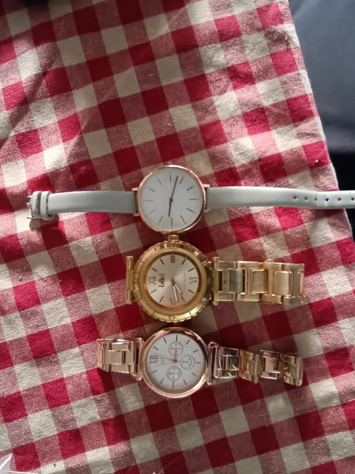 3 horloges, Overige merken, Staal, Gebruikt, Staal