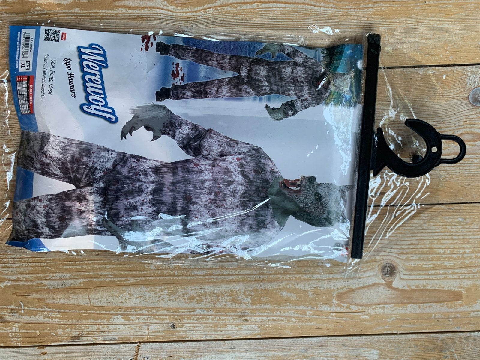 Weerwolf costuum Halloween verkleedpak heren XL ZGAN, Ophalen of Verzenden, Zo goed als nieuw, Maat 56/58 (XL), Halloween