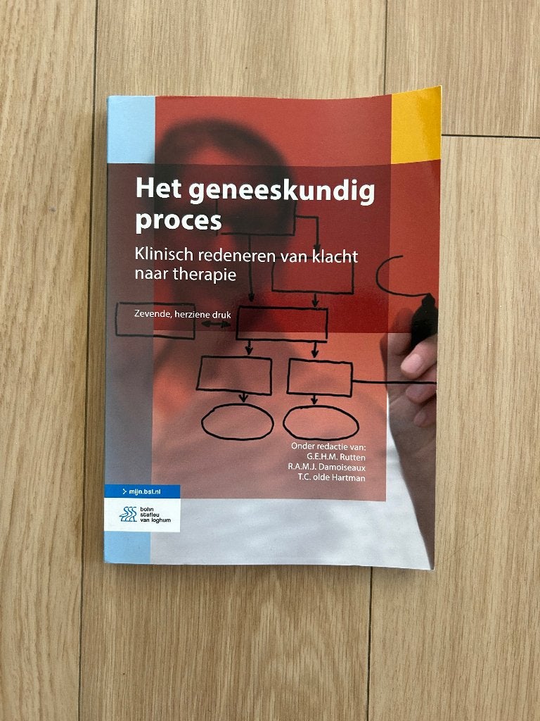 Het geneeskundig proces, Ophalen, Bohn Stafleu van Loghum, Beta, WO