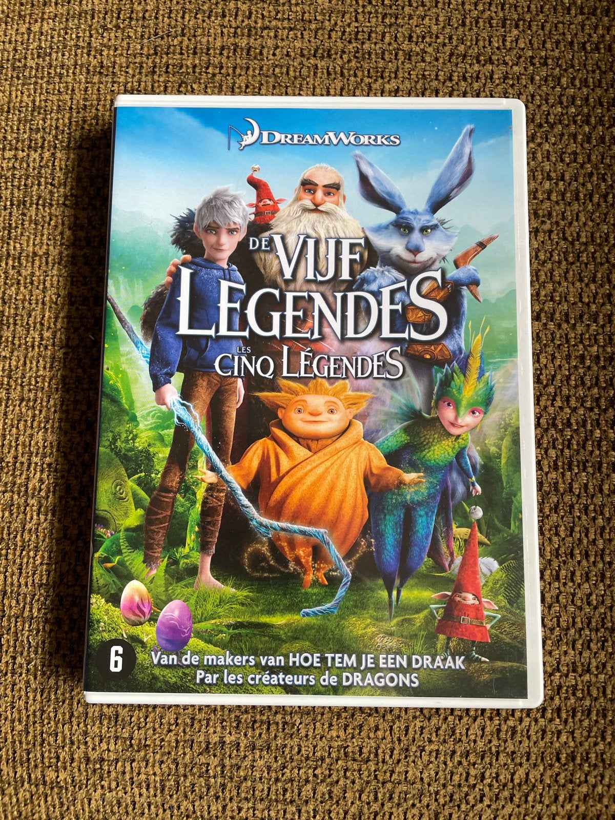 De Vijf Legendes - DreamWorks Animatie dvd, Cd's en Dvd's, Bonusmateriaal, Animatie, Amerikaans, Nederlands