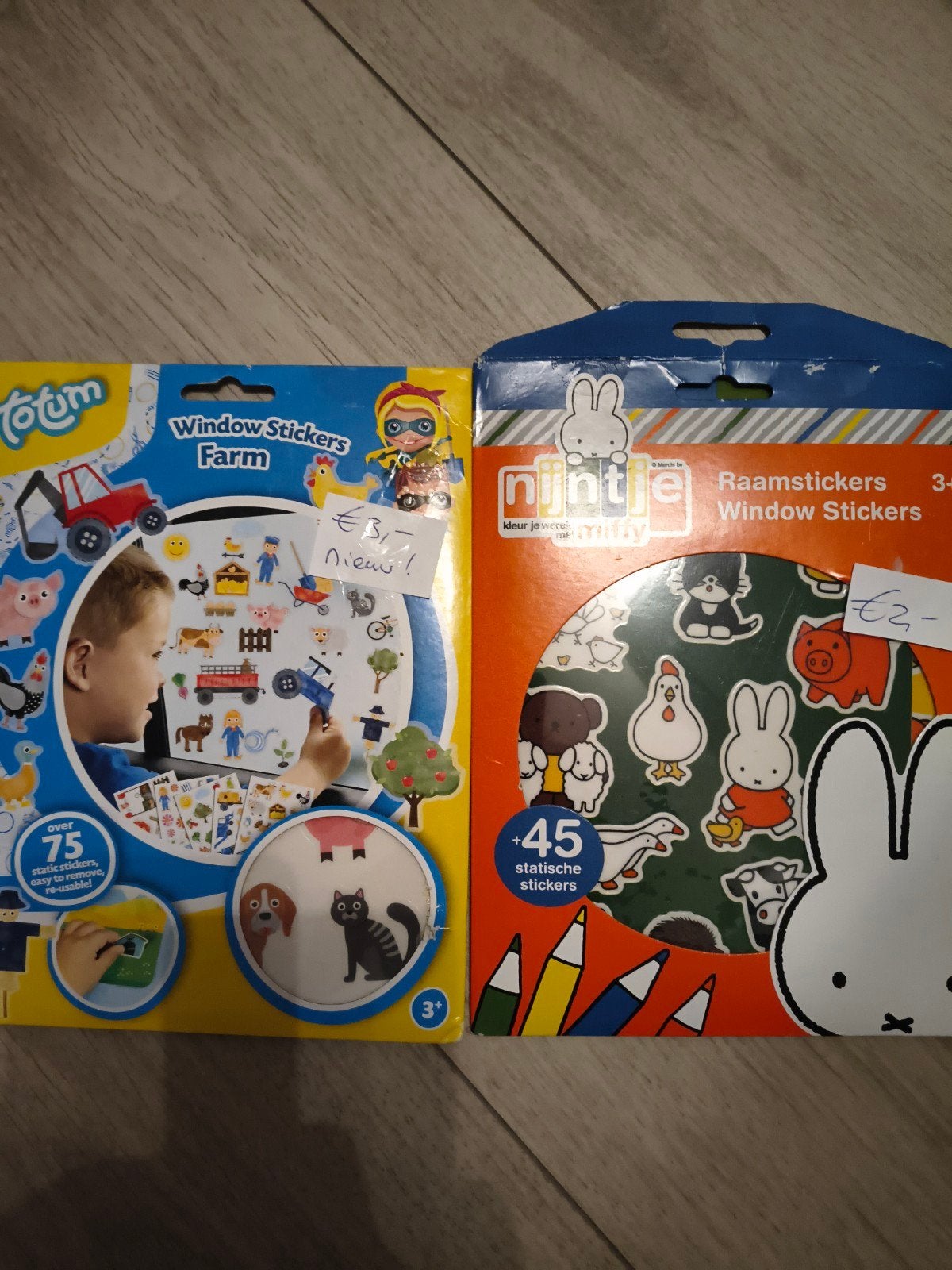 Raamstickers boerderij en nijntje, Ophalen of Verzenden, Nieuw