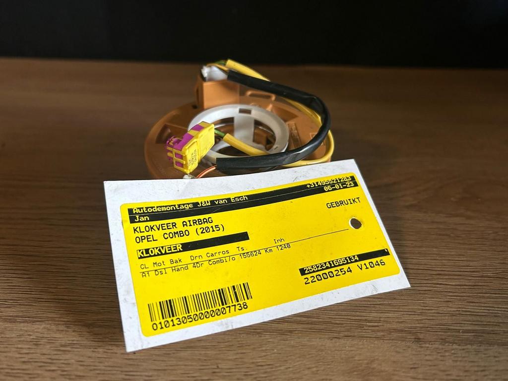 Opel Combo Klokveer Airbag 2582341695134, Auto-onderdelen, Dashboard en Schakelaars, Gebruikt, -, -, Ophalen of Verzenden