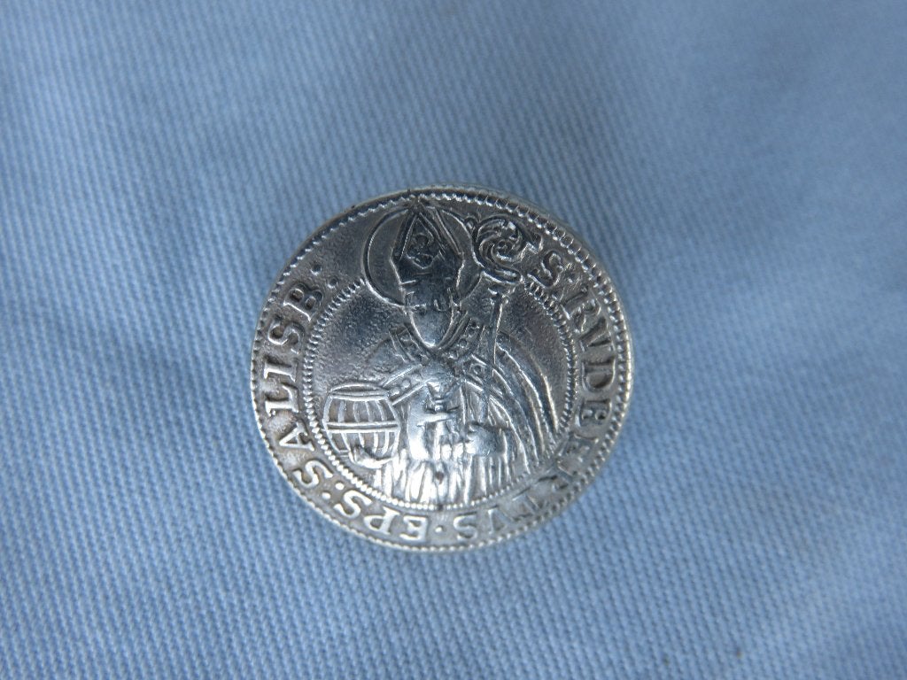 Knoop in zilver . Rudbertus van - Salzburg - bodemvondst, Ophalen of Verzenden, Zilver