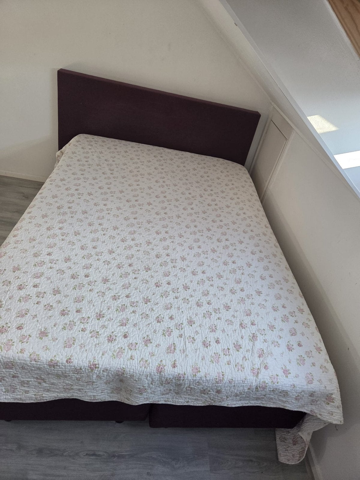 Boxspring met matras, Ophalen, Zo goed als nieuw, Tweepersoons, 140 cm