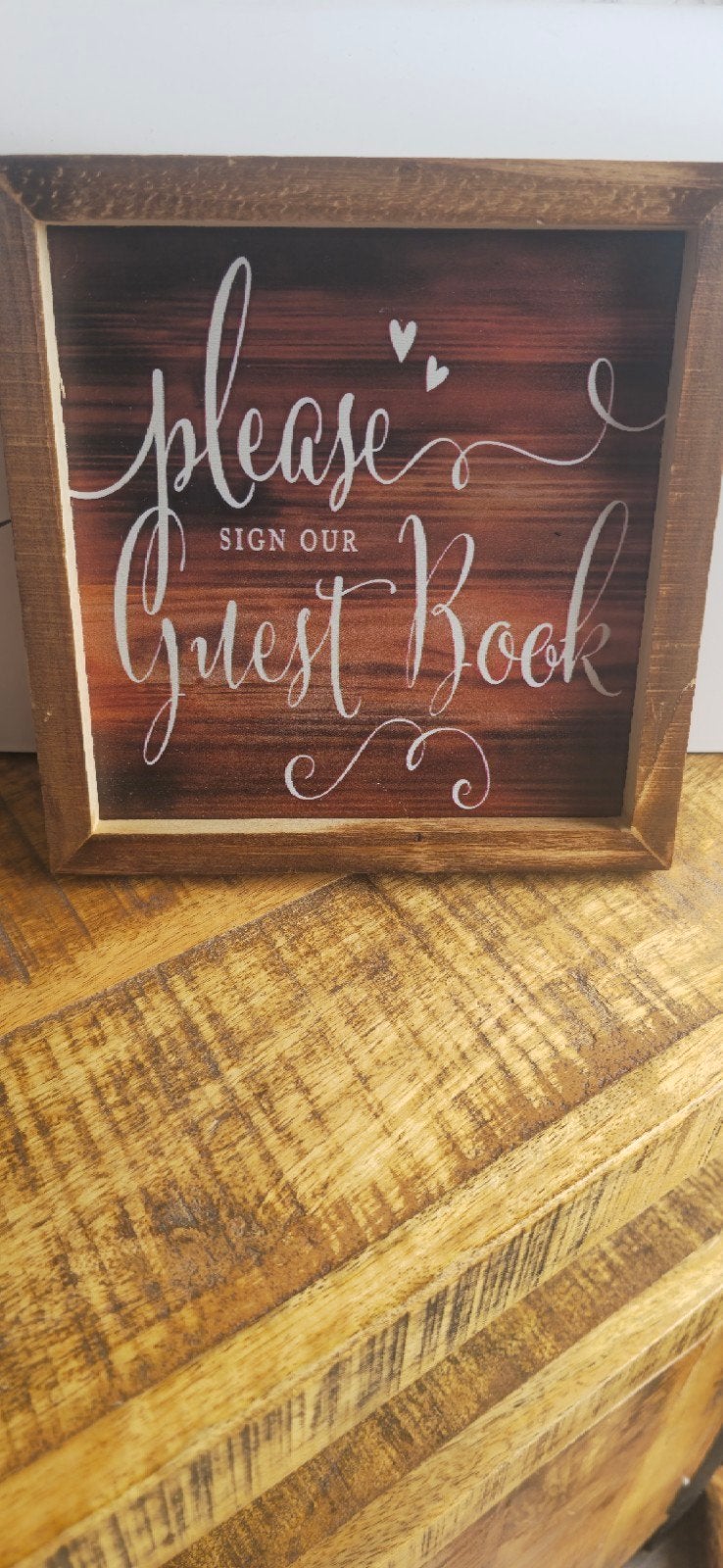 Bruiloft decoratie set: brievenbus, gastenboek & snoepbord, Ophalen, Zo goed als nieuw, Versiering, Geboorte of Huwelijk