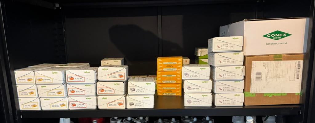 Wago lasklem diverse dozen zn 50 stuks, Ophalen of Verzenden, Nieuw