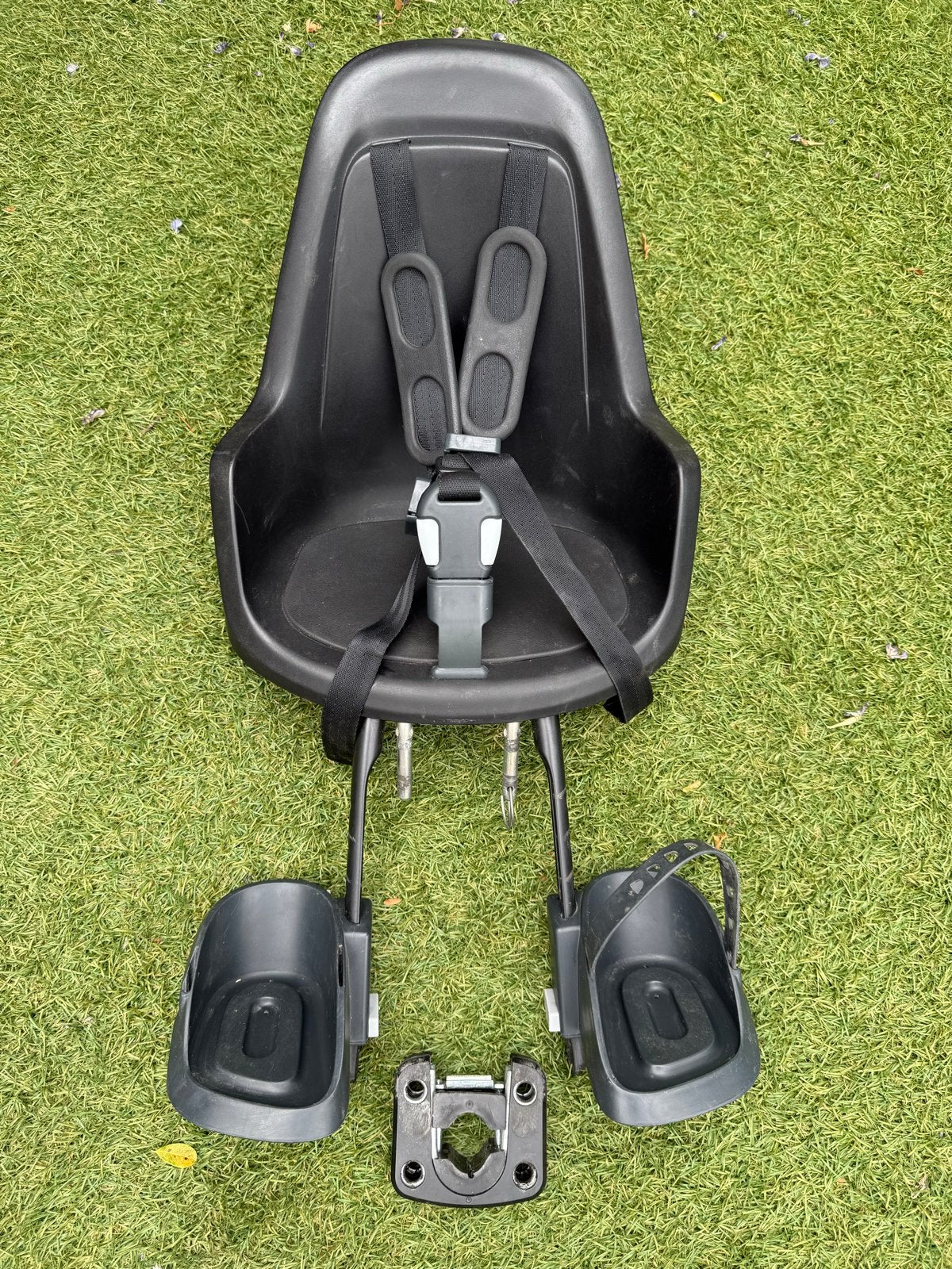 Bobike Mini One Fietsstoeltje - Voorzitje, Ophalen, Gebruikt, Voetsteuntjes, Voorzitje