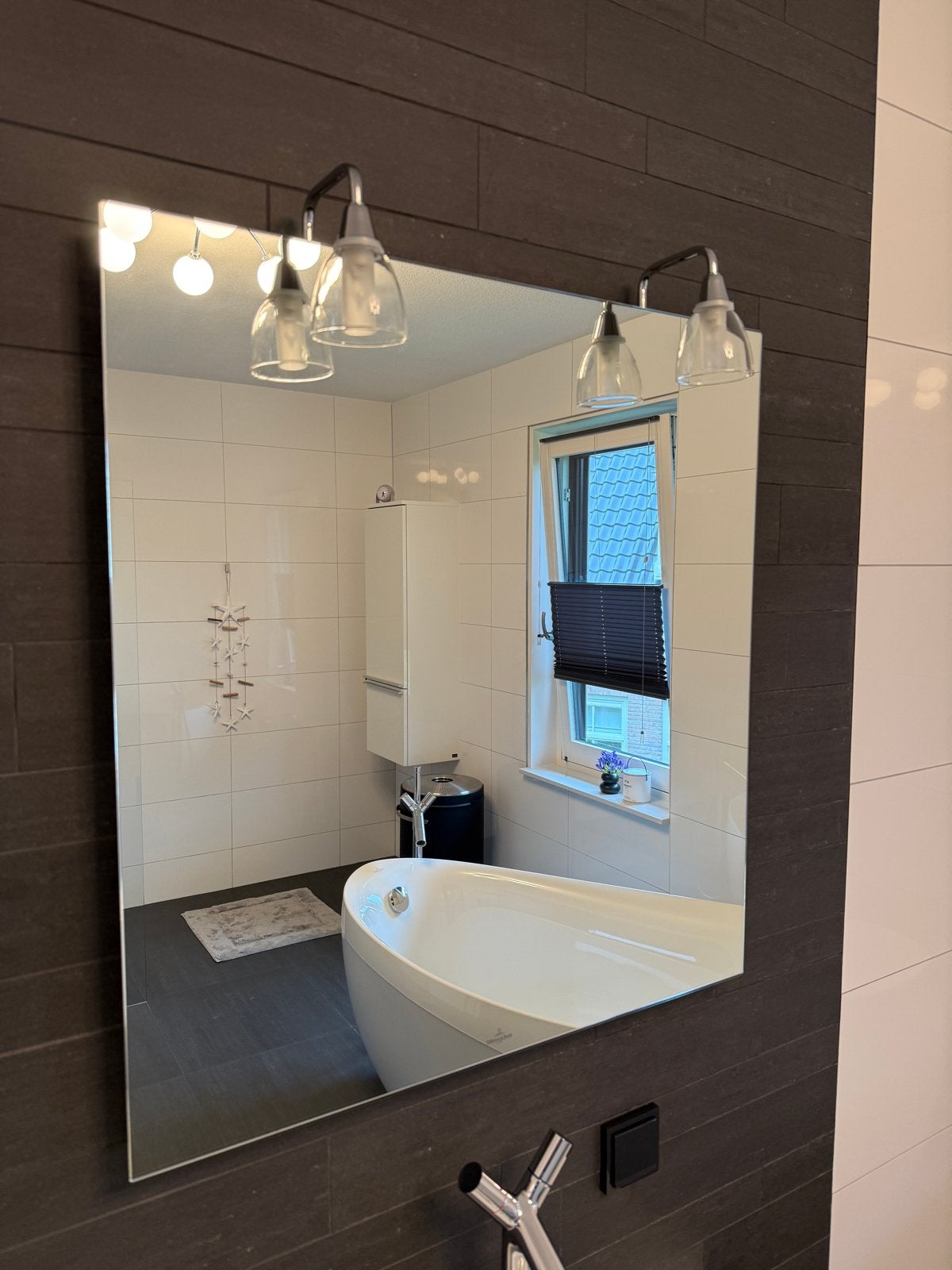 Gratis Villeroy & Boch spiegel met verlichting, Huis en Inrichting, Woonaccessoires | Spiegels, Ophalen, Villeroy en Boch, Zo goed als nieuw