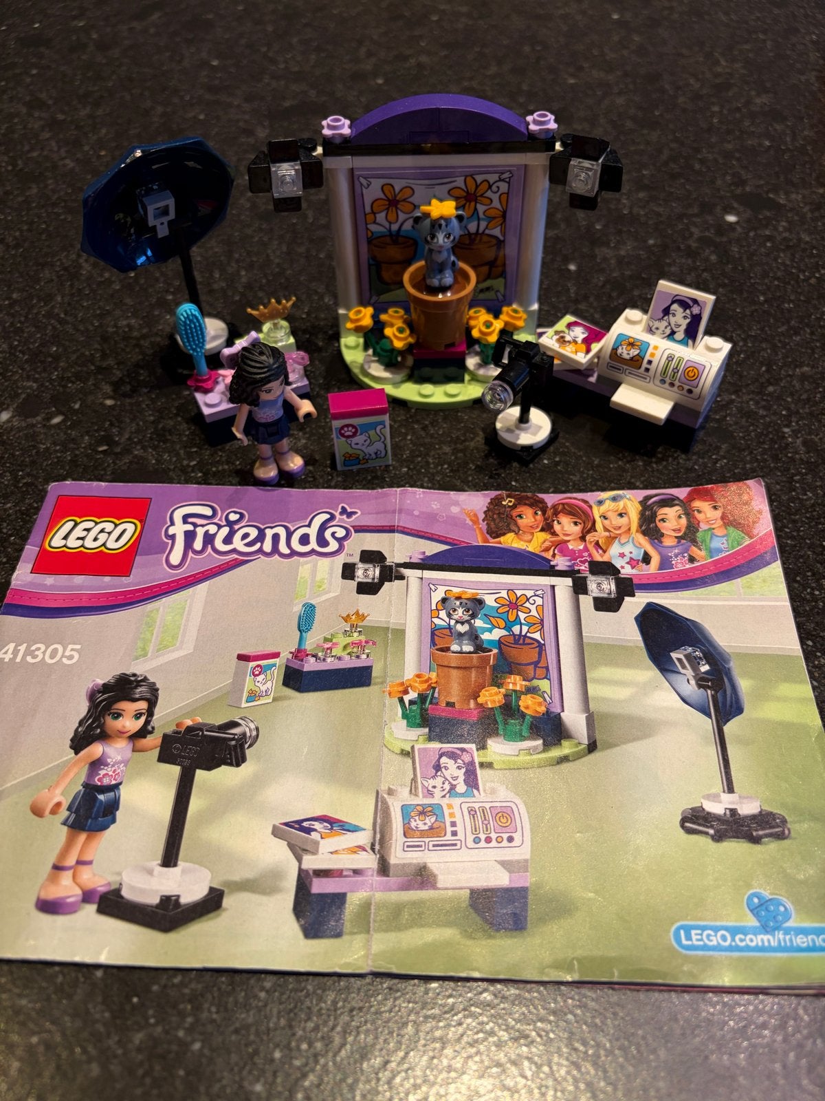 LEGO Friends 41305: Emma's Fotoshoot, Ophalen of Verzenden, Zo goed als nieuw, Overige merken