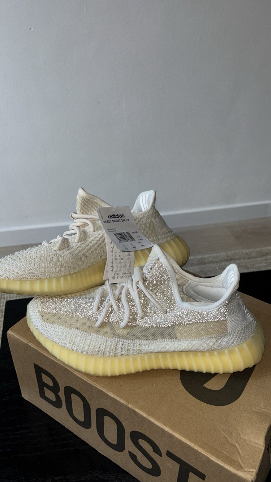 yeezy boost 350, Kleding | Heren, Schoenen, Ophalen, Zo goed als nieuw, Wit