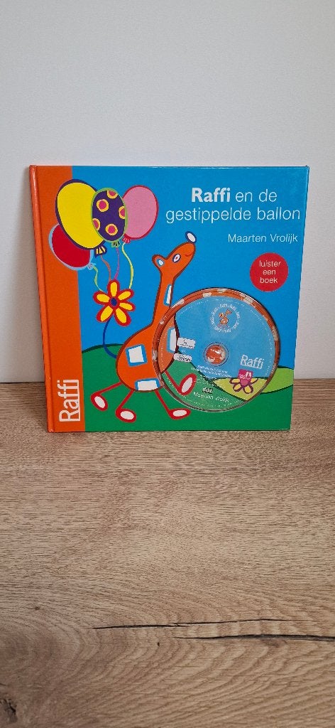 Raffi En De Gestippelde Ballon + CD - M. Vrolijk, Overige genres, Overige typen, Ophalen of Verzenden, Zo goed als nieuw