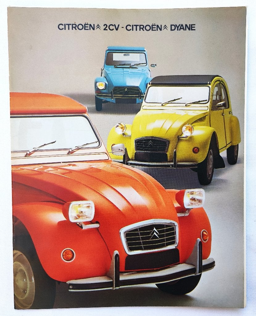 Zeldzame 1976 Citroën 2CV en Dyane Brochure NL Eend Spécial, Ophalen of Verzenden, Zo goed als nieuw, Citroën