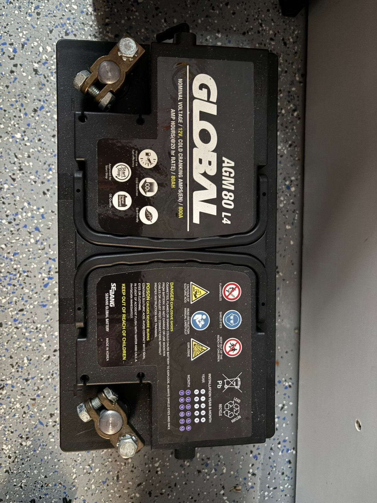 AGM accu 80ah, Auto-onderdelen, Ophalen