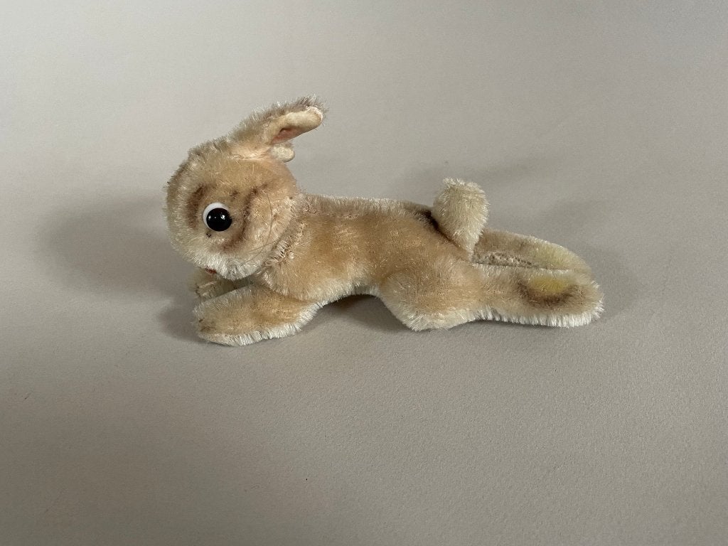 Antieke 'Bunny the Rabit', liggend konijntje van Steiff 1950, Ophalen of Verzenden