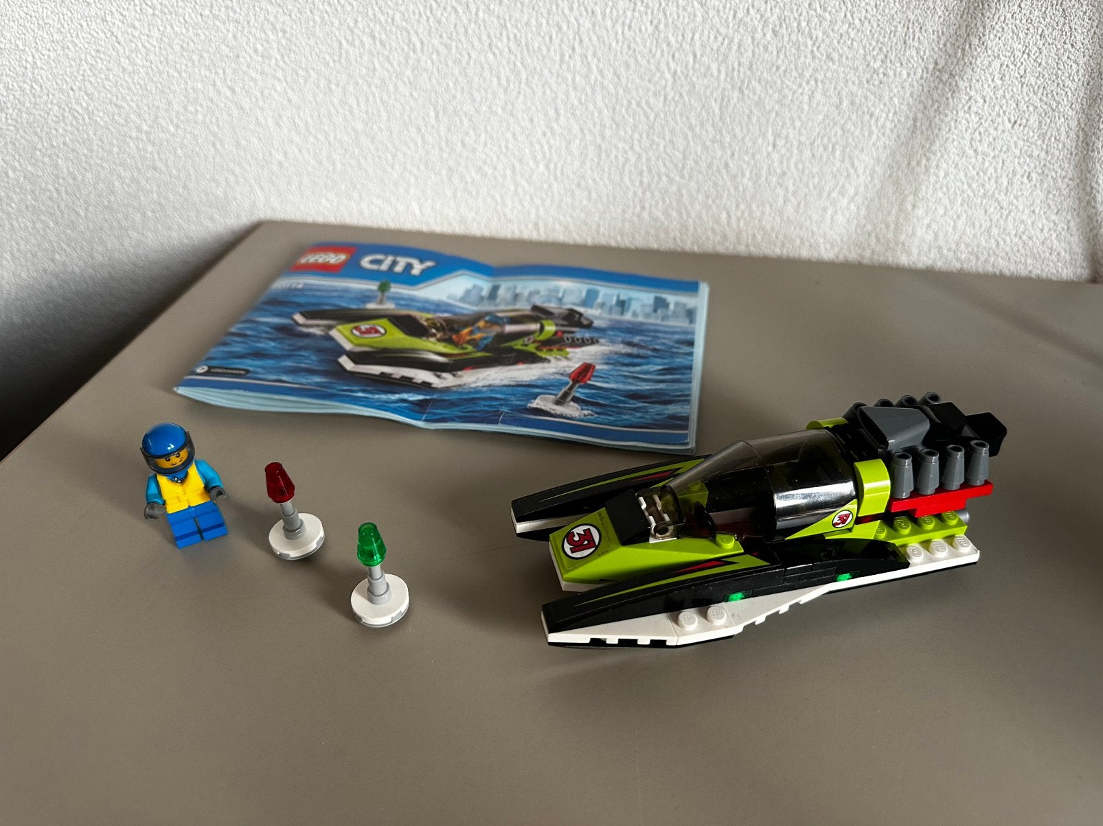 Lego City 60114 raceboot, City, Lego, Ophalen of Verzenden, Zo goed als nieuw