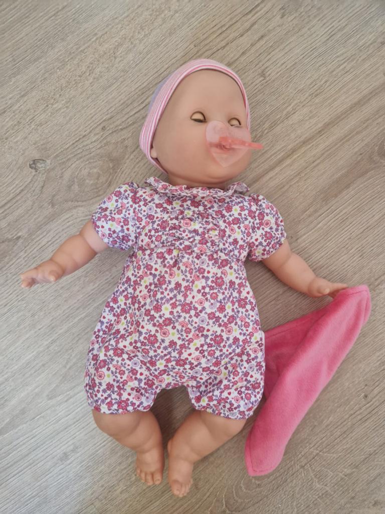 Corolle Mon Grand Poupon pop met accessoires, Ophalen of Verzenden, Gebruikt, Babypop