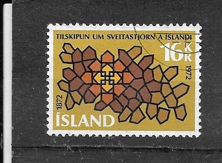 IJsland,mi.463, gestempeld, Verzenden, IJsland, Gestempeld
