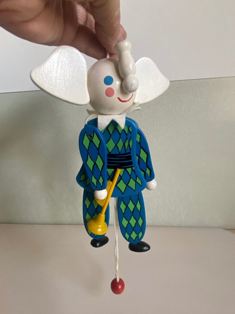 Vintage Italy Trekfiguur olifant Sevi, Kinderen en Baby's, Ophalen of Verzenden, Gebruikt