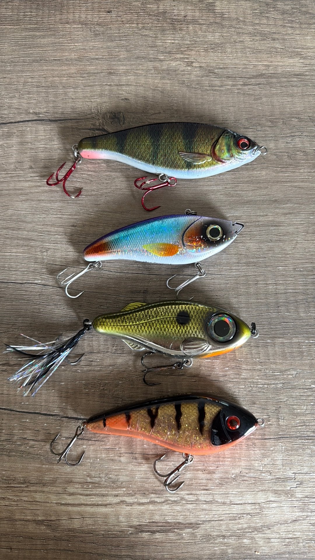 TK: jerkbaits / spro screaming devil / Westin, Watersport en Boten, Hengelsport | Roofvissen, Ophalen of Verzenden, Zo goed als nieuw