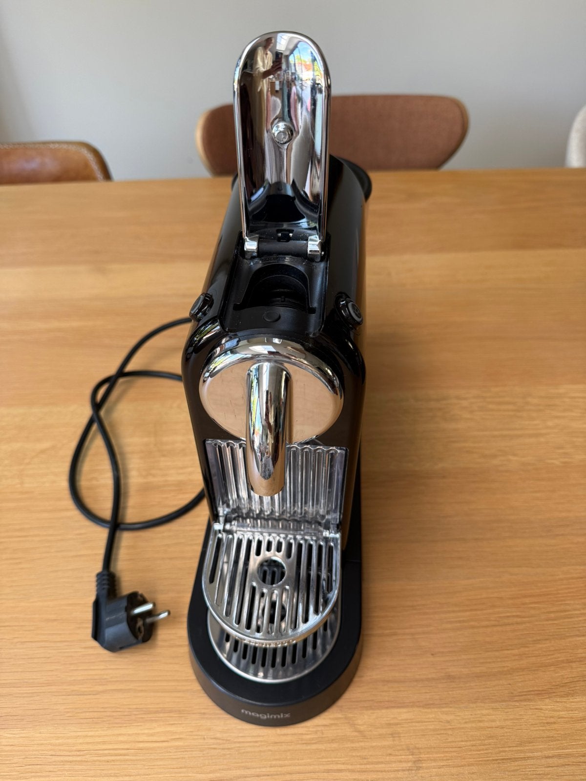 Nespresso magimix koffiemachine incl 10 nespresso cups, Witgoed en Apparatuur, Koffiezetapparaten, Ophalen, Zo goed als nieuw