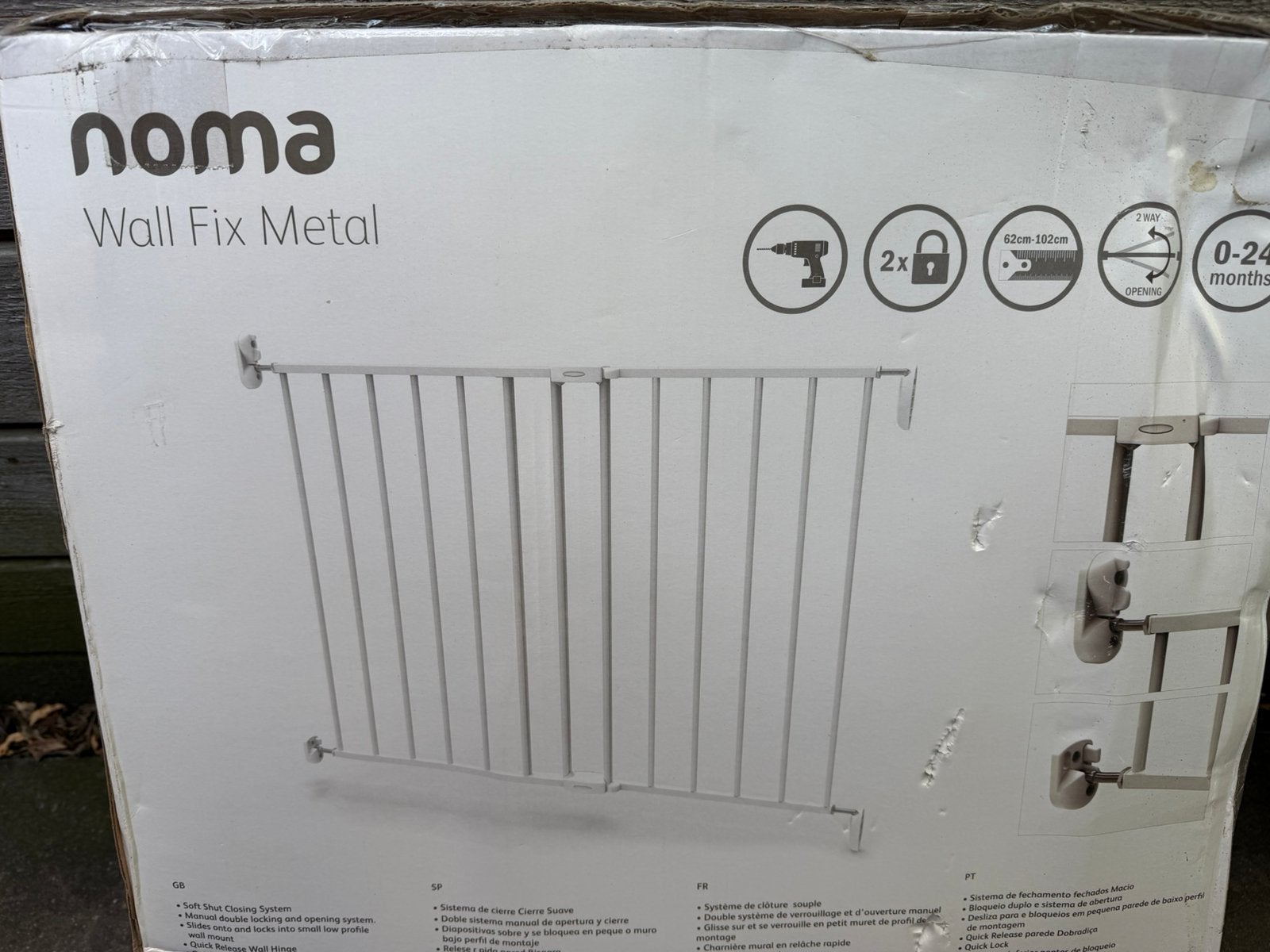 Noma traphekje 62-102 cm, 100 tot 115 cm, Ophalen of Verzenden, Zo goed als nieuw, Klemhekje