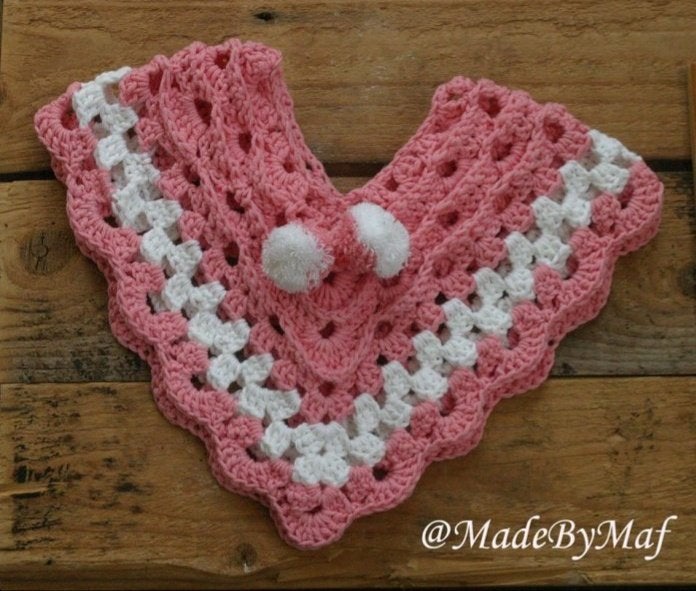 Baby-poncho - nieuw, Kinderen en Baby's, Babykleding | Maat 50, Ophalen of Verzenden, Nieuw, Meisje, Overige typen