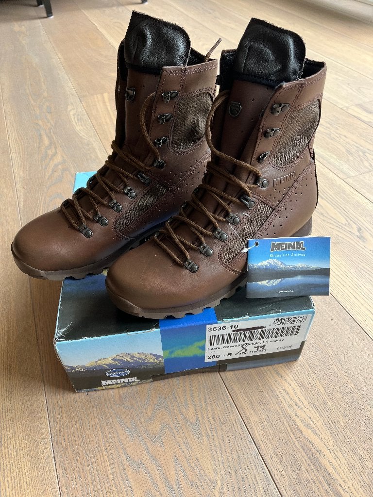 Meindl 3636-10 Jungle/Combat boots 280 S – EU 43 – NIEUW, Bruin, Boots, Nieuw, Ophalen of Verzenden