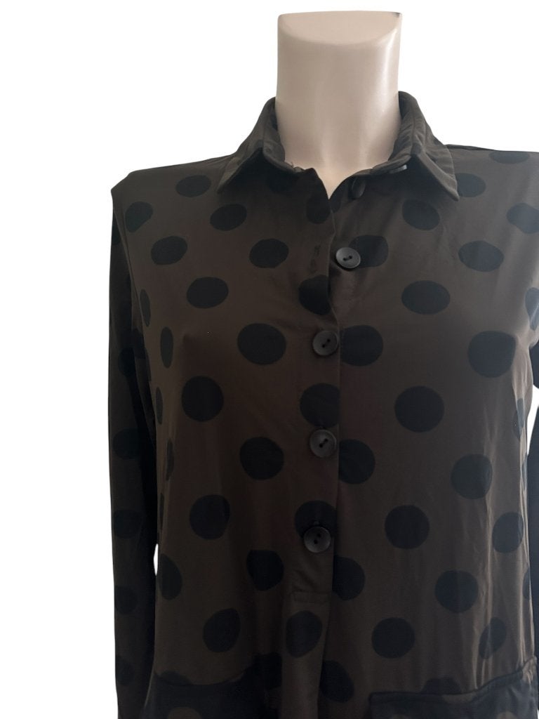 Alembika jurk M, Kleding | Dames, Jurken, Maat 38/40 (M), Bruin, Ophalen of Verzenden, Zo goed als nieuw